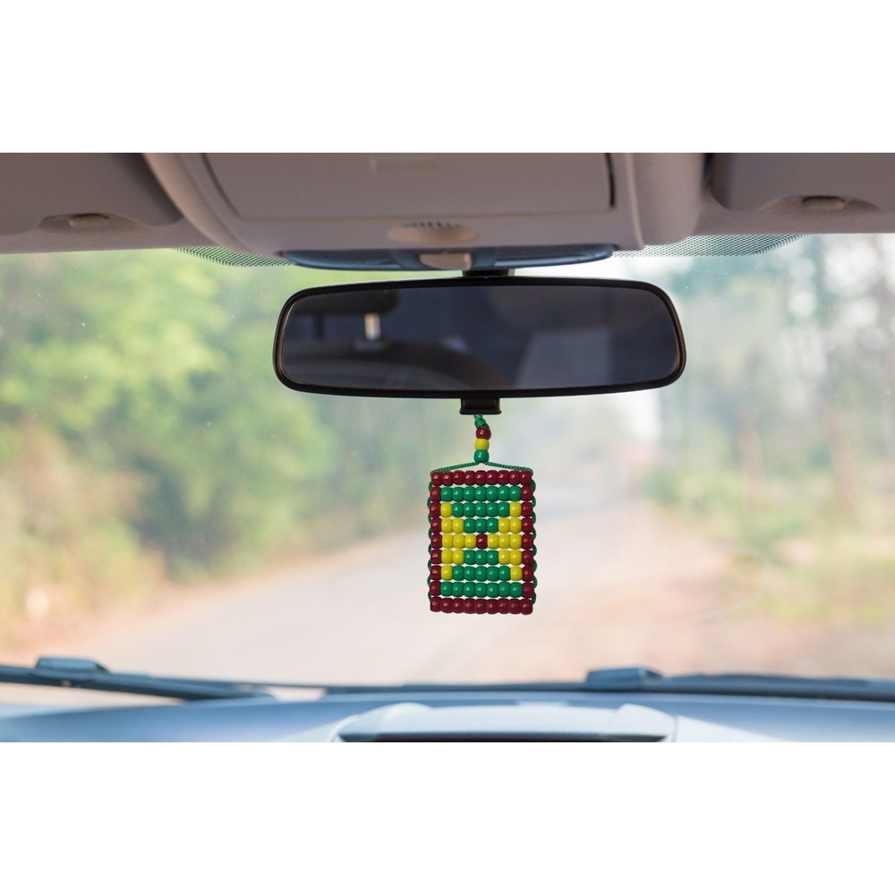 Flag For‎ Car Rearview Mirror Danglers, Grenada Flag
